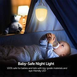 VAVA Home VA-CL006 Rechargeable Night Lights for Kids with Stable Charging Pad, Bedside Lamp for Breastfeeding, Waterproof Emergency Light For Indoor & Outdoor, Blue