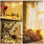 Blingstar Christmas Lights 33ft 100 LED String Lights 30V Plug in Fairy Lights Waterproof 8 Modes Warm White Fairy String Lights for Indoor Outdoor Bedroom Wedding Party Patio Christmas Tree