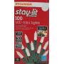 Energy Star Sylvania Stay-Lit Platinum 100 Led Mini Lights (Pure White) (4 Pack)