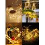 KAQ 2-Pack 300LED Super Bright Solar String Lights Outdoor (Upgraded Oversize Beads) 8 Modes Christmas Lights Waterproof Fairy Lights for Christmas, Wedding, Party (Warm White)