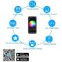 32.8ft Led WiFi Strip Light APP Control, ZHT Waterproof RGB Smart Led Strip Lights Works with Alexa Google Home Sync with Music, Strip Light for Bedroom TV Bathroom Kitchen Party Bar