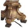Duval Cottage Table Lamp Crystal Gold Candlestick Beige Bell Shade for Living Room Family Bedroom Bedside Nightstand - Barnes and Ivy