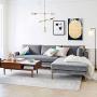 Modern Ceiling Lamp Sputnik Chandelier 5 Lights for Dining Room Kitchen Island Bedroom Living Room Gold Light Fixture Pendant Lighting Brushed Brass