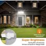 LEPOWER 3000LM LED Flood Light Outdoor, Switch Controlled LED Security Light, 28W Super Bright Exterior Lights with 2 Adjustable Head, 5500K, IP65 Waterproof for Garage, Yard, Patio(NO Motion Sensor)