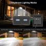 MEIKEE Solar Lights Outdoor, Dusk to Dawn LED Security Lights, 3 Adjustable Heads, Wide Angle Illumination, IP66 Waterproof Solar Powered Exterior Spotlights for Garage Patio Yard(NO Motion Sensor)