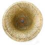 LED Modern Bamboo Wicker Chandelier Rattan Pendant Lamp Ceiling Light for Bedroom Dining Room