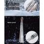 Falling Rain Lights,Kellegour Led Meteor Shower Rain Lights 8 Tubes 136 LED(11.8 inch/Tube) Icicle Rain Drop Lights Christmas Lights for Christmas Tree Decoration Wedding Party Holiday (White)