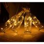 kingleder Wine Bottle USB Rechargeable LED Cork Light String, USB Powered LED Accent Light for Bedroom Living Room Wedding Party Decoration(4 Pack, Warm White)
