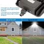 SZGMJIA 60W LED Flood Light with Knuckle, Dusk to Dawn Photocell, CREE LED 5000K 7800lm 300W Equivalent,Waterproof Security Light for Yard Garden Playground