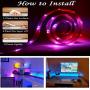 LED Strip Lights,16.4ft Led Light Strip,Led Color Changing Lights with Remote,Mood Lighting for Bedroom, Gaming Desk,Gaming Chair,Room Decoration SMD 5050 Strip Lights