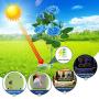Solar Garden Lights Outdoor - Upgraded Realistic LED Solar Powered Rose Lights Flower Stake, Waterproof Solar Decorative Lights for Patio Pathway Courtyard Garden Lawn (Blue)