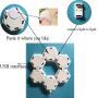 Remote Control Hexagonal Wall Colorful Light, Modular Touch Sensitive Lights with USB Power, Creative Geometry Assembly LED Night Light Suitable for Iiving Room, Bedrooms, DIY Lovers, Gifts (10)