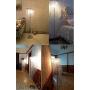 Surpars House Raindrop Crystal Floor Lamp Chrome Finish