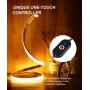 Spiral LED Table Lamp, Modern 3 Colors Dimmable Desk Lamp with Minimalist Lighting Design & Touch Controller, Creative Stylish Smart Lamp for Bedroom, Office, Home (Gold)