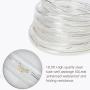 Solar Rope Lights Outdoor Lychee 16.5ft 50LED Waterproof Solar Power String w/Light Outdoor Rope Lights Ideal for Home Garden Party Wedding Decoration (Warm White)