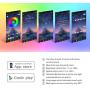 LED Strip Lights, Calo 32.8ft Strip Waterproof RGB Colored Rope Light Music Sync 5050 LED Tape Lights, Flexible Color Changing, App Control with Remote, 7 Scenes Mode for Bedroom, Room, Kitchen, Party