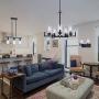 INFRONT Linear Chandelier Farmhouse, Dining Room Chandelier Farmhouse, Dining Light Fixtures Ceiling Hanging, Dining Chandelier Lighting Modern, Kitchen Chandelier Farmhouse, Kitchen Chandelier Light