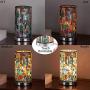 Touch Bedside Nightstand Table Lamp - Set of 2 Decrative Dimmable Mosaic End Side Console Sofa Night Table Lamp for Living Room Bedroom Hallway Enterway Kids Room Bathroom Office Studio Hotel