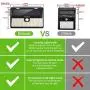 Solar Lights Outdoor with Lights Reflector,236 led Motion Sensor Lights 270° Wide Angle and 3 Lighting Modes(Security/ Permanent All Night/ Smart Brightness Control ) IP65 Waterproof (2pack)