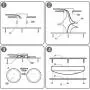 JULLISON 10 Inch LED Double Ring Flush Mount Ceiling Light Fixture, ETL, 5CCT Selectable 2700K-5000K, Dimmable 5%-100%,120VAC, 18W, 120W Eq, 1100lm, CRI>90, Brush Nickel, Damp Location(Twin Pack) JULLISON 10 Inch LED Double Ring Flush Mount Ceiling Light Fixture, ETL, 5CCT Selectable 2700K-5000K, Dimmable 5%-100%,120VAC, 18W, 120W Eq, 1100lm, CRI>90, Brush Nickel, Damp Location(Twin Pack)