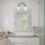 Banato Lighting 2-Light Modern Vanity Lights Sconces Bathroom Lighting Fixtures Wall Lamp Brushed Nickel Indoor Wall Light Fixture with Clear Glass Shade for Porch Stairway Kitchen Bar
