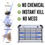 LiBa Bug Zapper Electric Indoor Insect Killer Mosquito, Bug, Fly Killer Powerful 2800V Grid (2-Pack)