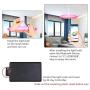 IYUNXI 24W Music Ceiling Light with Bluetooth Speaker 9 Inches 6500K 110V RGB Multicolor Changing Remote Control 1400LM Sound Music Ceiling Light Fixture Light Bulb for Bedroom