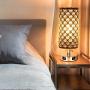 Crystal Touch Table Lamp with 2 Dual Fast USB Charging Ports, FOLUR 3-Way Dimmable Accent Bedside Light with E26 Bulb Included, Nightstand Desk Lamps Night Light for Bedroom, Living Room, Guest Room Crystal Touch Table Lamp with 2 Dual Fast USB Charging Ports, FOLUR 3-Way Dimmable Accent Bedside Light with E26 Bulb Included, Nightstand Desk Lamps Night Light for Bedroom, Living Room, Guest Room