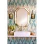 MOTINI 1-Light Gold Wall Sconces Black and Brushed Brass Finish Single Vanity Light for Bathroom, Bedroom, Kitchen, Living Room Fixture Wall Lighting, E12 Candelabra Sconces