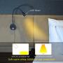 Bedside Reading Lights, Head Adjustable Minimalist LED Bed Reading Lamp, Dimmable Touch Switch Bedside Lamp for Bedroom Living Room Office, Reading Lights for Bed headboard