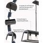 Eapudun Kitchen Island Lighting, 38-Inch 5 Light Farmhouse Linear Chandelier for Dining Room Pool Table Pendant Light Fixture, Black&Silver Hand-Brush Finish, PDA1272-FBGT