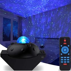 Star Projector Galaxy Light Projector, Starry Night Light Projector Nebula Room Decor, Sky Lights for Bedroom Cloud Wave Projector, Ceiling Light Projector for Kids, Bluetooth Speaker, Auto-Off Timer