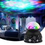 Dynamic LED Night Light Projector - Euproce Children Adult RGB Ocean Wave Projector for Nursery Bedroom Living Room, Colorful Rotating Sleep Night Light Lamp for Kids Birthday Christmas Gifts