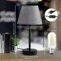 Focondot Touch Control Lamps, Built in 2 USB ports and 1 AC Outlet Bedside Table Lamp, Gray Nightstand Lamps Include 2 Dimmable Edison LED Bulbs, Ideal USB Lamps for Bedroom Living Room Office(2 Pack) Focondot Touch Control Lamps, Built in 2 USB ports and 1 AC Outlet Bedside Table Lamp, Gray Nightstand Lamps Include 2 Dimmable Edison LED Bulbs, Ideal USB Lamps for Bedroom Living Room Office(2 Pack)