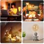 Vintage Desk Lamp Farmhouse, Steampunk Retro Small Industrial Silver Table Light Bedside for Accent Night , Rustic Table Lamp Edison Bulb Lamp for Loft (with no Bulb)