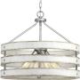 Progress Lighting P500023-141 Gulliver Four-Light Pendant, Galvanized Finish Progress Lighting P500023-141 Gulliver Four-Light Pendant, Galvanized Finish