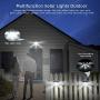 Solar Motion Sensor Light Outdoor, Lantoo 40 LEDs Solar Lights Outdoor, IP65 Waterproof Solar Security Decorative Wall Lights 270° Wide Angle for Step Stair, Yard, Path, Patio, Fence, Garage (4 Pack)