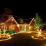 VTECHOLOGY 105FT 300 LED Christmas String Lights Outdoor Indoor Christmas Tree Lights UL Certified 8 Modes with End-to End Plug for Christmas Trees, Patio, Garden, Party, Wedding (Multi Color)