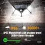 LED Solar Lights Outdoor, Motion Sensor Solar Lights Outdoor Wireless IP 65 Waterproof,Solar Security Lights with 3 Switch Modes for Garden Fence Patio Garage,Driveway(4 pcs)