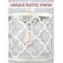 Kira Home Sutton 9'' 1-Light Modern Pendant Light + Metal Drum Shade, Adjustable Hanging Height, Antique White Finish