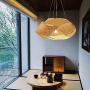 Handmade Bamboo Wicker Chandelier, E27 Retro Ceiling Hanging Pendants Light Fixture for Dining Room/Restaurant/Hotel/Teahouse