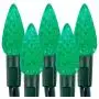 Twinkle Star C6 Christmas String Lights, 100 LED 33ft Fairy Lights with 29V Safe Adaptor, Indoor Outdoor Waterproof 8 Lighting Mode for St Patricks Day Patio Xmas Tree Party Decor, Green