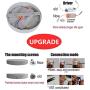 Surface Mounted Ceiling Lights 18W LED Flush Mount Ceiling Light Round 8.86” 1400LM Replace120W Halogen Bulb Equivalent Daylight White 5000K Wall Fixture Lamps for Kitchen, Dining Room, Bathroom