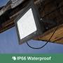 GLORIOUS-LITE 2 Pack 100W LED Flood Light Outdoor, 10000LM Super Bright Work Light with Plug, 5000K Daylight White, IP66 Waterproof Outdoor Floodlights for Yard, Garden, Playground