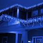 Joomer LED Icicle Lights,400 LED 26ft 8 Modes with 80 Drops,Icicle Fairy Lights with Timer Function, Waterproof Connectable Outdoor String Lights for Holiday, Christmas, Wedding Decorations (Blue)