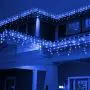 Joomer LED Icicle Lights,400 LED 26ft 8 Modes with 80 Drops,Icicle Fairy Lights with Timer Function, Waterproof Connectable Outdoor String Lights for Holiday, Christmas, Wedding Decorations (Blue)