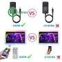 Led Strip Lights,AMKI 32.8Ft IP65 Waterproof RGB Light Strip Kits with Remote for Room, Bedroom, TV, Kitchen, Desk, Color Changing Led Strip SMD5050 with 3M Adhesive Tape, 12V Power Supply