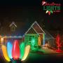 CHRISTMAS LIGHTS FACTORY - C9 - Multi Color - Super Bright LED Frosted Bulbs - 25 Bulbs ONLY - Commercial Grade - Dimmable - Indoor & Outdoor. Be a Beacon of Holiday Spirit, Joy.