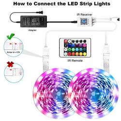 Daybetter LED Lights for Bedroom, Bluetooth Led Lights 40ft Led Strip Light