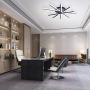 LED Ceiling Light,Ganeed 58W Flush Mount Ceiling Lamp,5 Lights Modern Creative Acrylic Chandeliers Cool White 6500K Lighting Fixture for Living Room,Bedroom,Dining Room